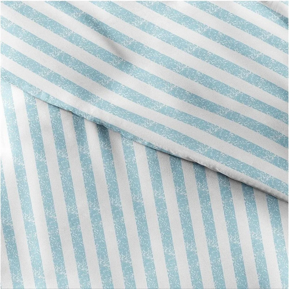 Hypoallergenic Duvet Cover Set Twin/Twin XL Aqua Blue